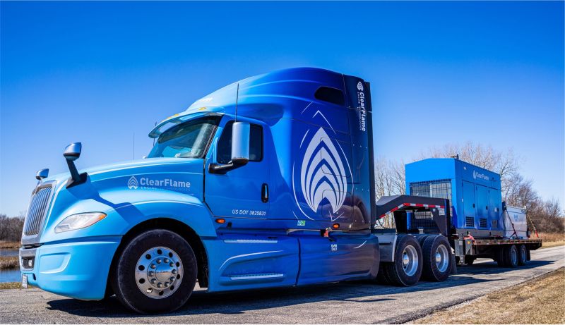 ClearFlame's ethanol-powered Class 8 truck